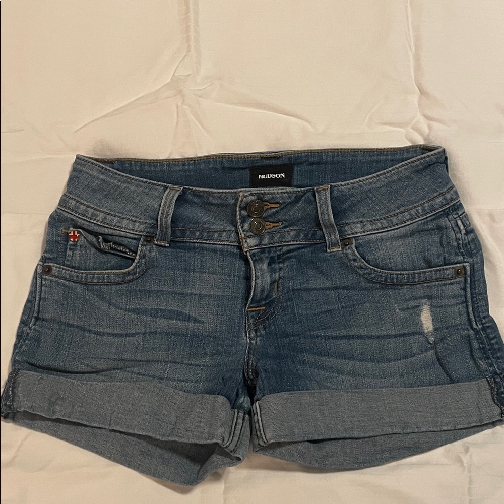 Hudson Jeans Classic Blue Jean Shorts